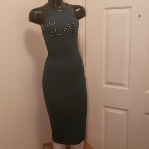 Many Many Summer Midi Pencil Dress